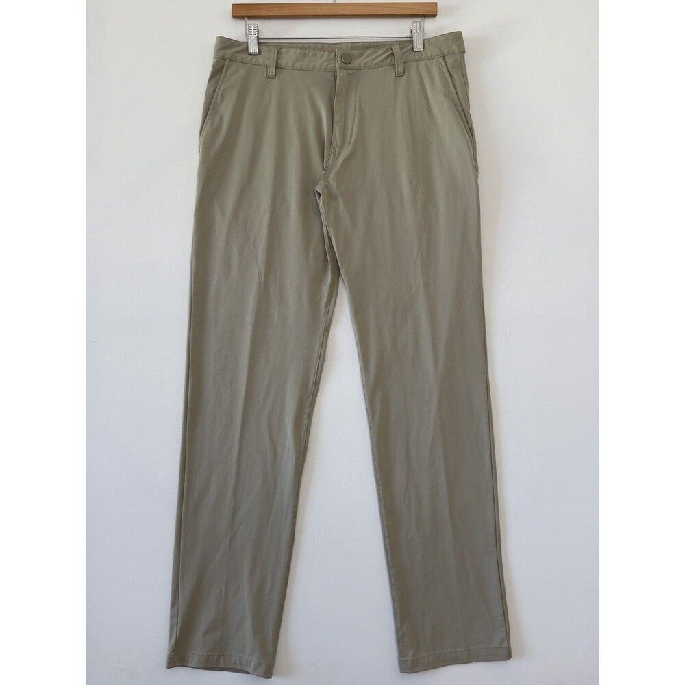 Rhone Commuter Pants 33x32 Beige Khaki Golf Performance Chino Stretch Preppy